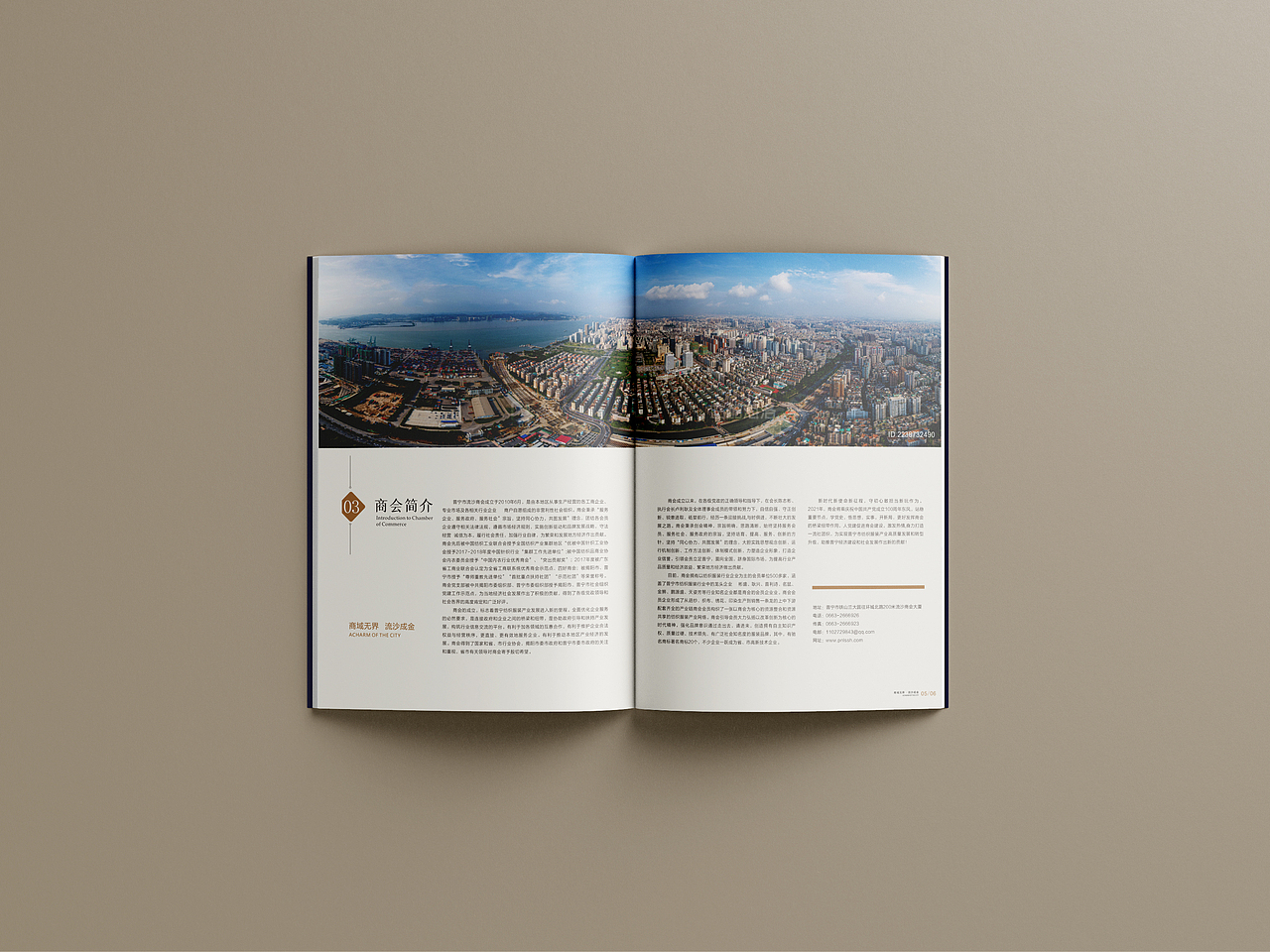 商会画册版式设计,大气内涵画册封面