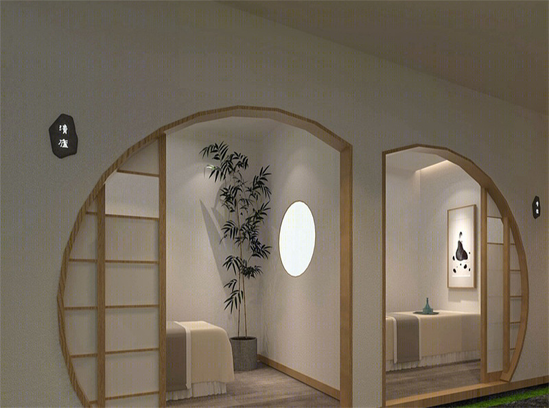 成都美容院设计|美容院装修|日式养生馆设计分享（图ZMzAxOTI4NTMy） - 商业空间设计 - 站酷设计师美业装修设计原创素材 - 站酷ZCOOL