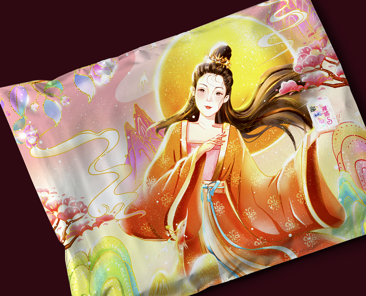 看得见的丝绸般触感国风插画海报（图ZMjk2NzIzNTY4） - 海报 - 站酷设计师蜜糖插画原创素材 - 站酷ZCOOL
