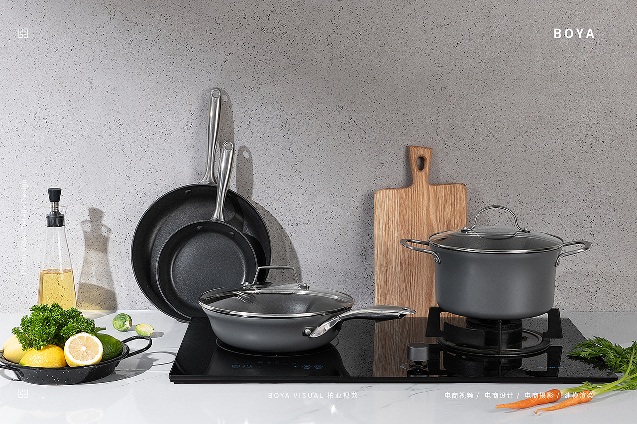 厨房美学摄影 ｜上海Sbrina套锅 X BOYA 视觉创作