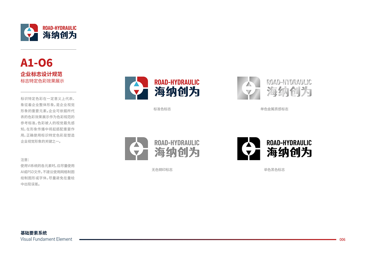 海纳创为品牌视觉VI系统(已上线)