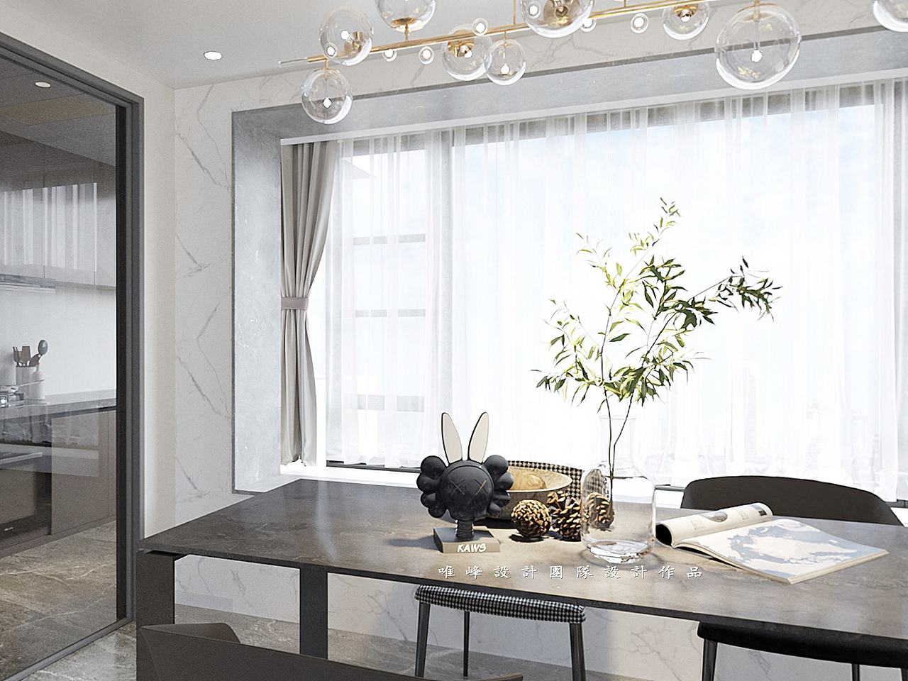 深圳口山设计:现代简约风舒适家,沉淀温馨,释放生活