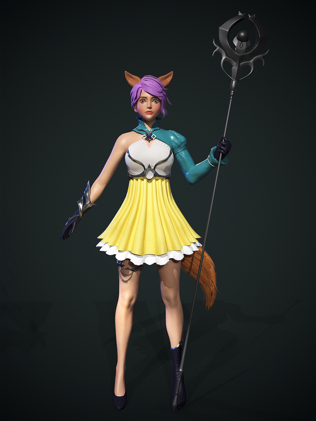 韩式小狐仙角色制作（图ZMzEzMDk0MjMy） - 人物/生物 - 站酷设计师鹿角男孩原创素材 - 站酷ZCOOL