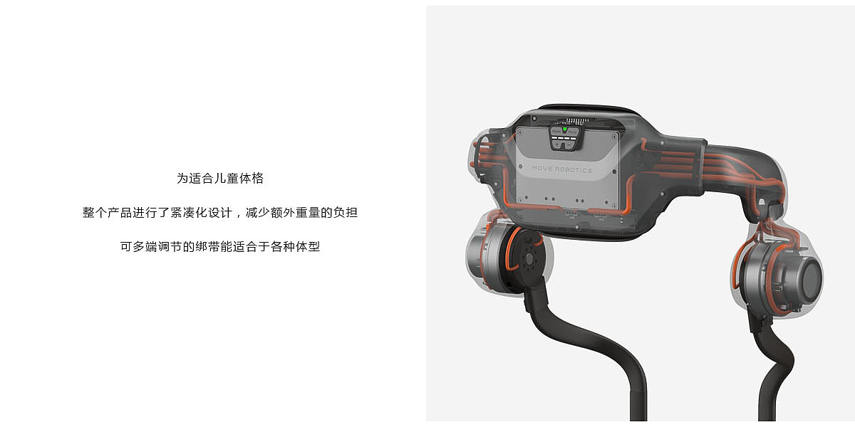 博灵儿童行走辅助外骨骼机器人