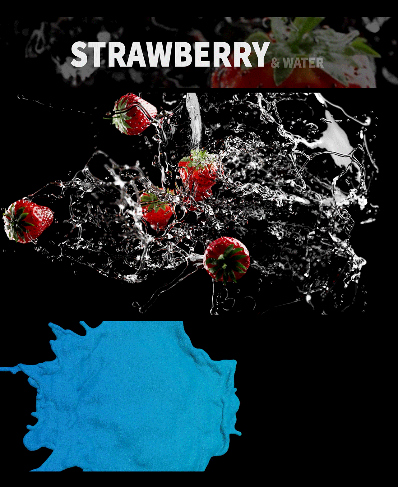 【Water&Fruit】小规模水模拟/流体特效超写实挑战