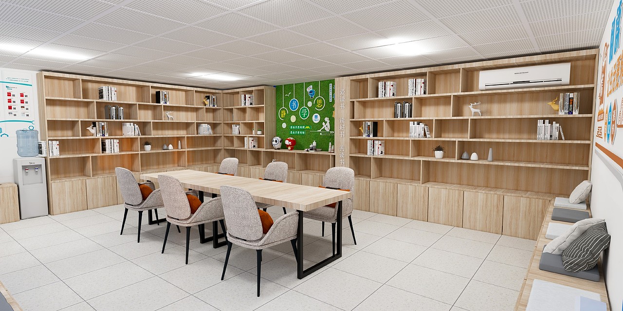 中建-湖北某建筑项目职工书屋（图ZMzQyNzI1NDcy） - 建筑/空间 - 站酷设计师丁丁彡原创素材 - 站酷ZCOOL