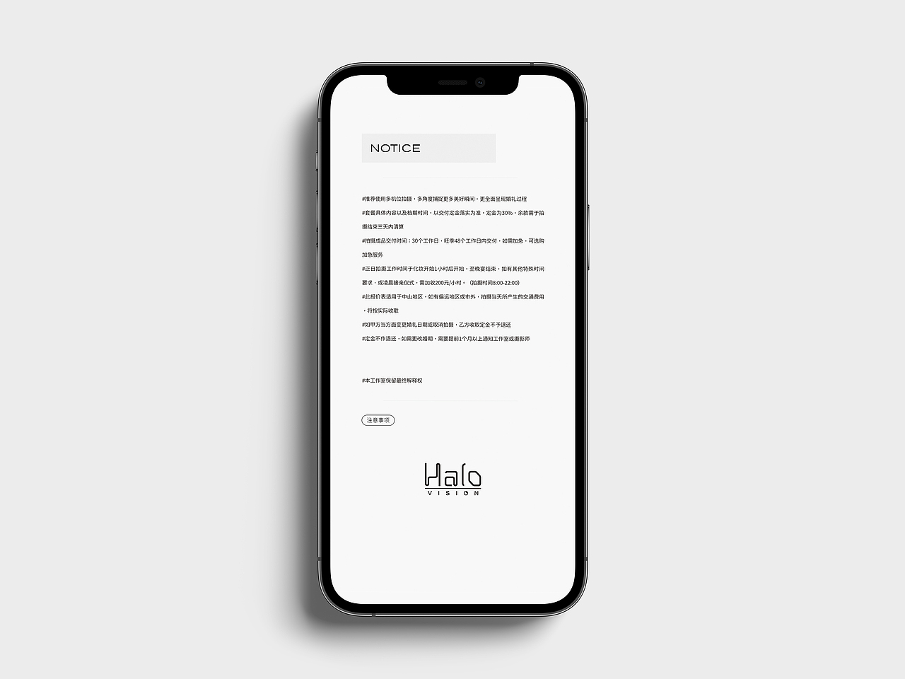 HALOVISION定制 BRAND报价与提示单（图ZMzA5MzcwMDE2） - 宣传物料 - 站酷设计师JackyXin原创素材 - 站酷ZCOOL