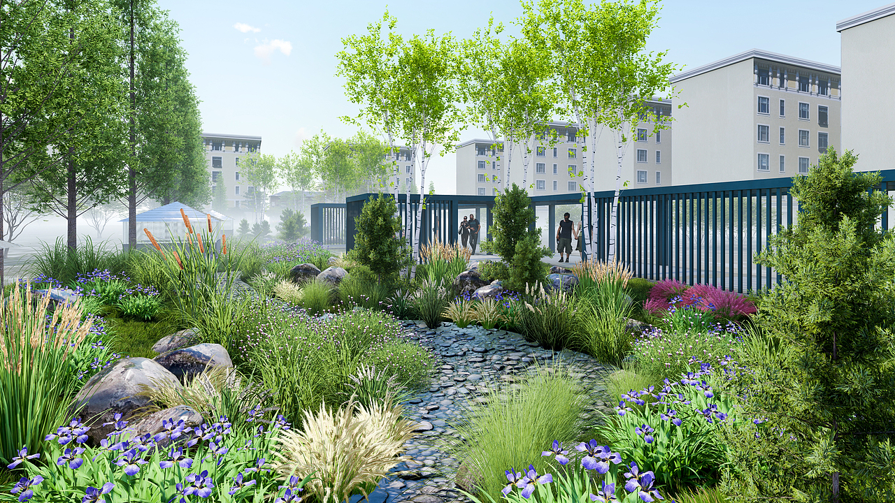 海绵城市效果图