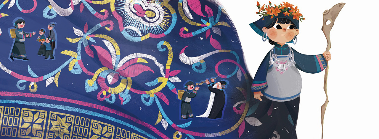 壮族儿童绘本《妈勒访天边》已出版