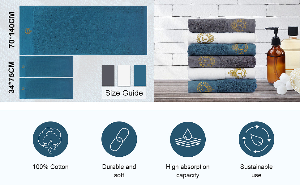 亚马逊毛巾主图A+（图ZMzQyMDE3ODA0） - 海报 - 站酷设计师陈PC17原创素材 - 站酷ZCOOL