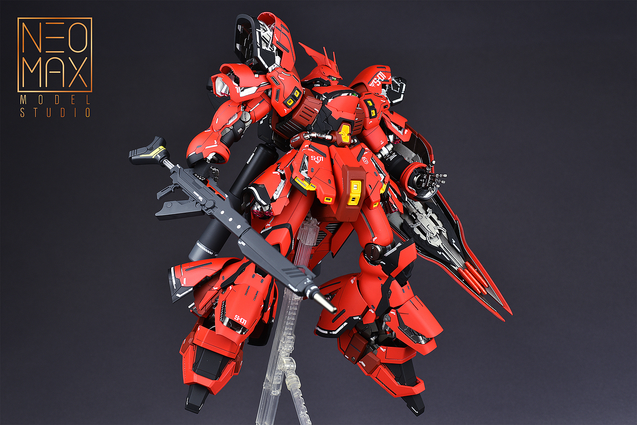 马沙逆袭!高达模型作品【万代mg 沙扎比ver.ka】