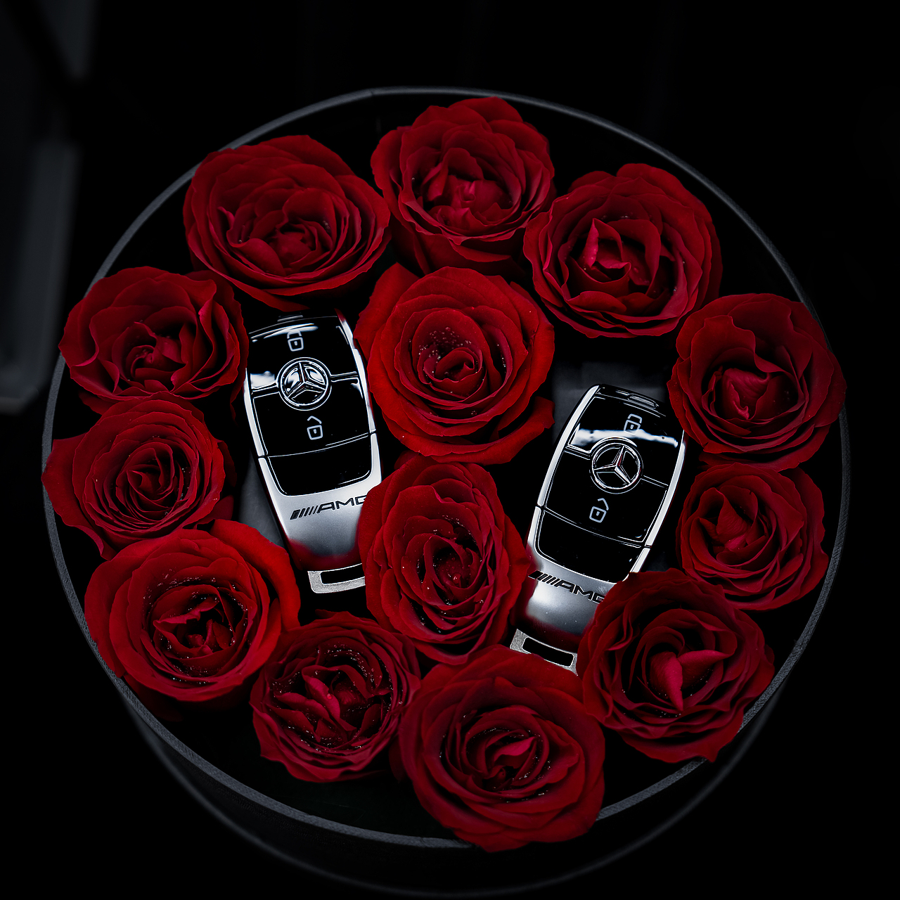 奔驰大G 哑光黑 交车仪式