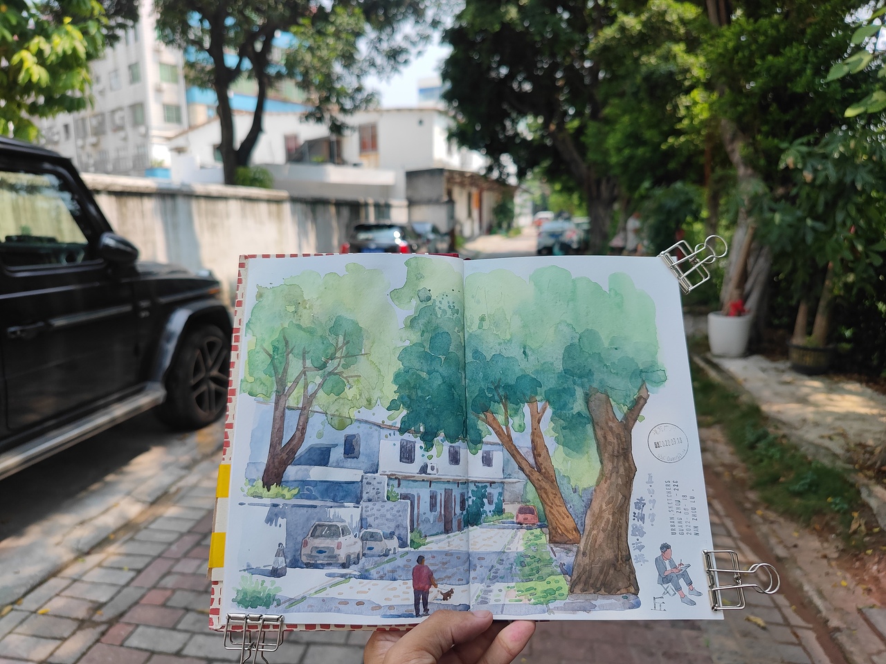 〖画本系列〗- 我的第36本画本-城市速写系列作品（图ZMzI4NTU0NDQ0） - 绘画 - 站酷设计师画画的陈一丘原创素材 - 站酷ZCOOL