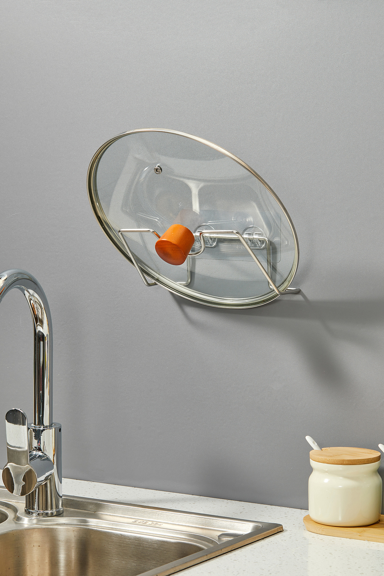 电商摄影 简易锅盖架