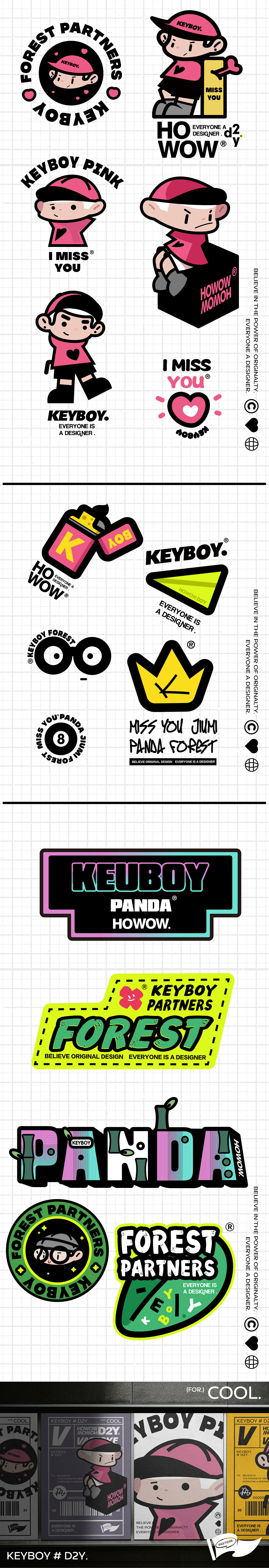 玩型填空｜KeyBoy 潮酷出街（图ZMzU1NDA2NDY4） - 产品 - 站酷设计师玩型填空原创素材 - 站酷ZCOOL