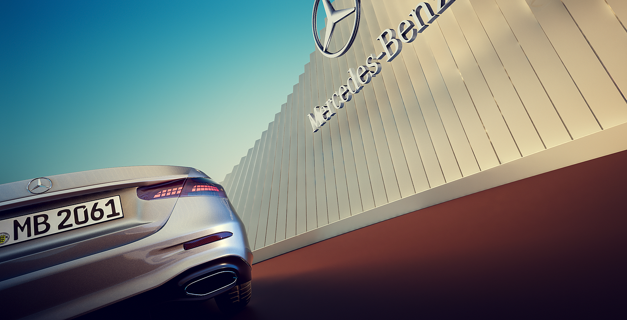 Mercedes Benz E-Class_汽车CGI_几何场景篇（图ZMzM3MTEyNTYw） - 机械/交通 - 站酷设计师易乘风原创素材 - 站酷ZCOOL