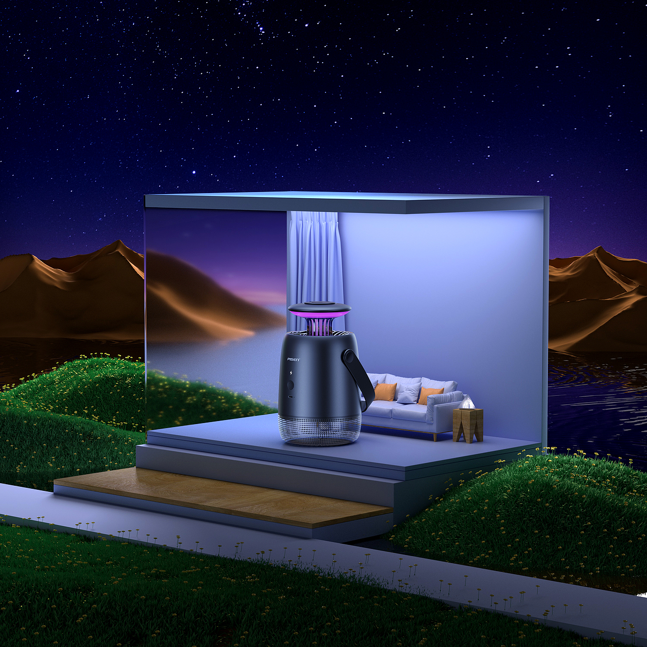 PISEN 品胜 | 五月渲染节选（图ZMzcwNjU2OTAw） - 产品 - 站酷设计师常有雾原创素材 - 站酷ZCOOL