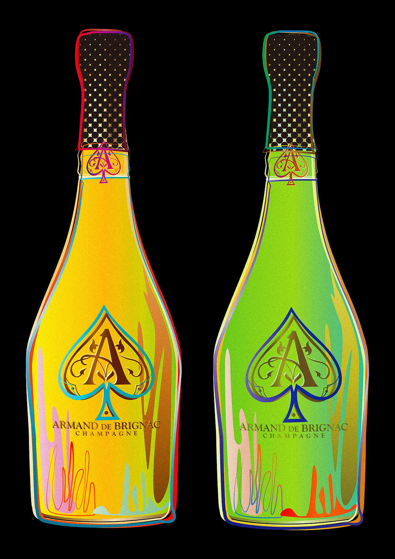 潮流版画《云间酒肆》