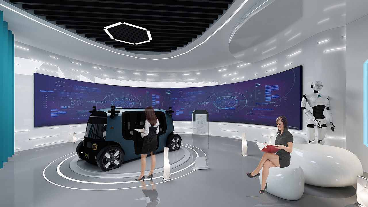 新石器汽车企业展厅（图ZMzE0OTg3OTQw） - 建筑/空间 - 站酷设计师七月和阿猛原创素材 - 站酷ZCOOL