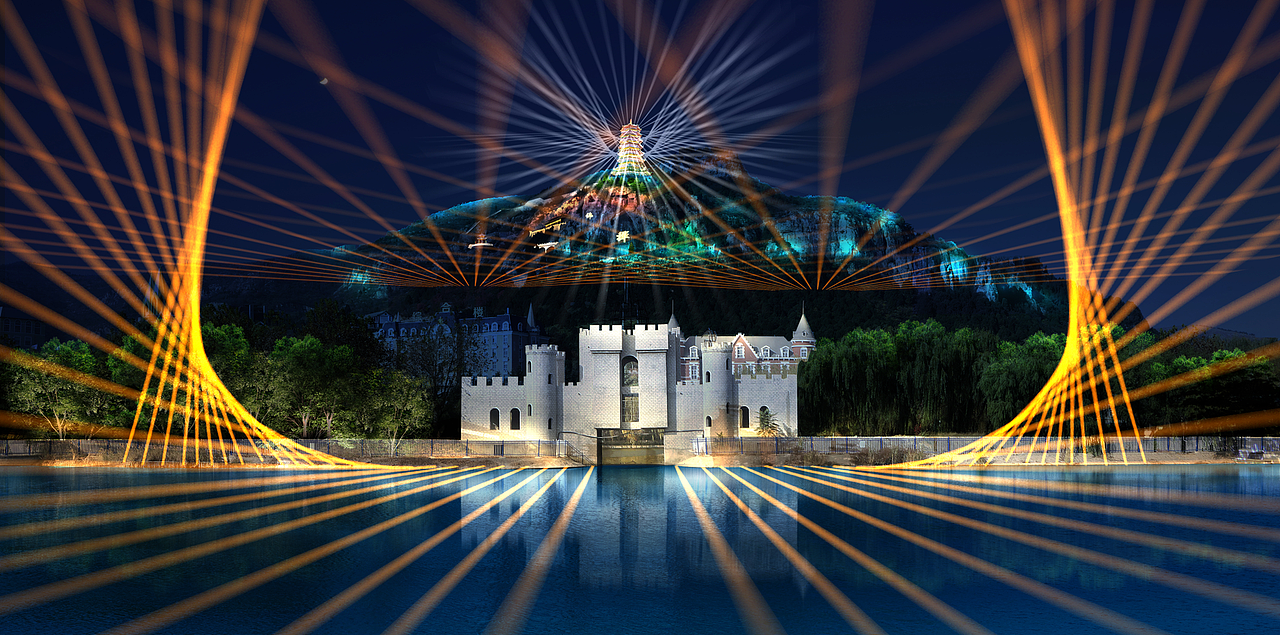 舞美舞台文旅夜游照明设计3D mapping