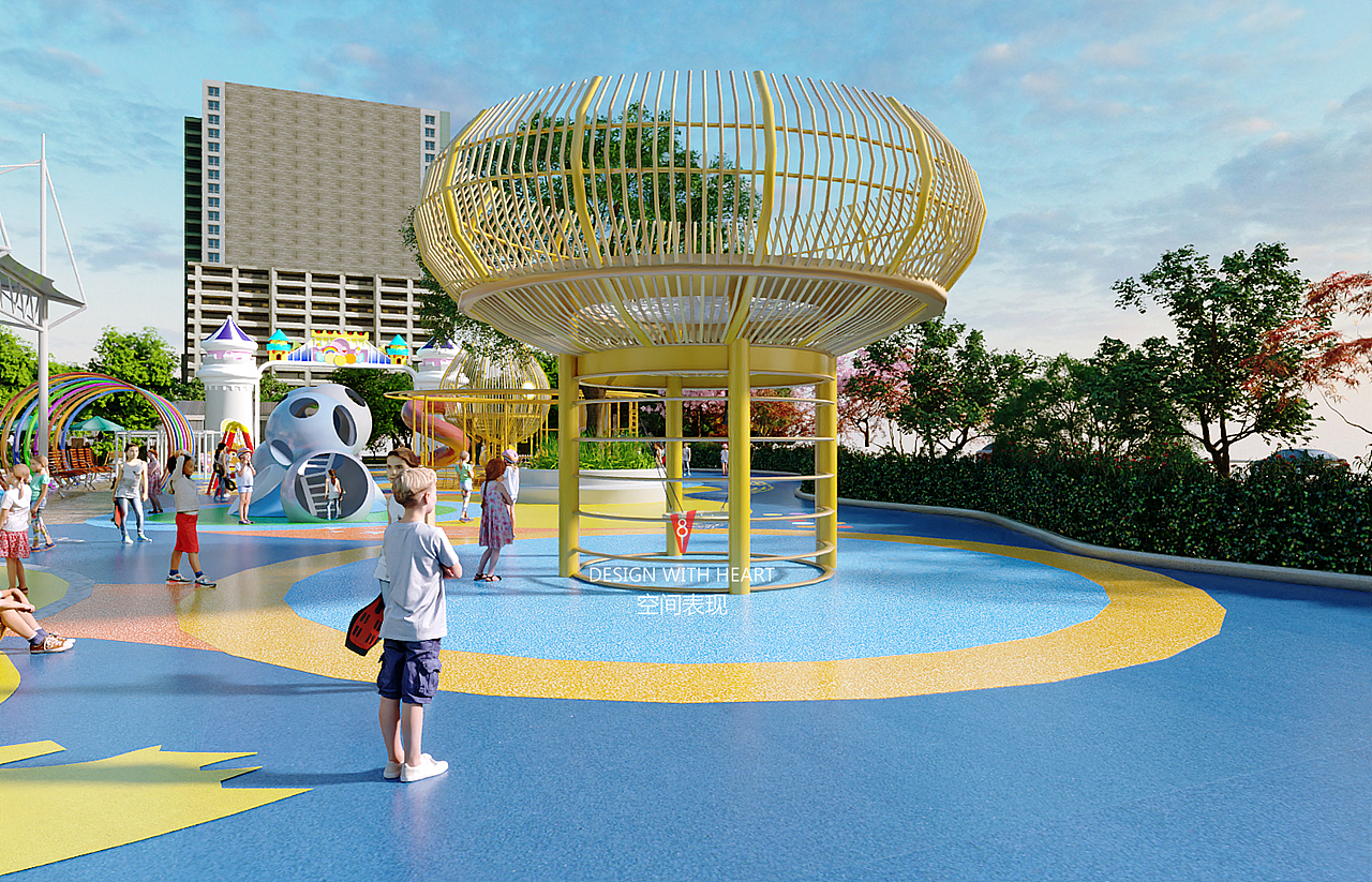 V8空间表现 | 儿童水上乐园设计