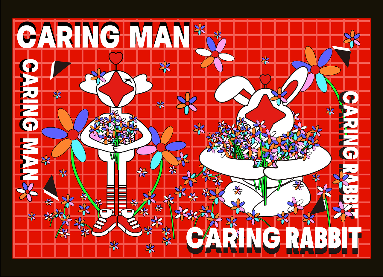 爱心男CARING MAN（图ZMzAxNTcxMjg4） - IP形象 - 站酷设计师一百个君原创素材 - 站酷ZCOOL