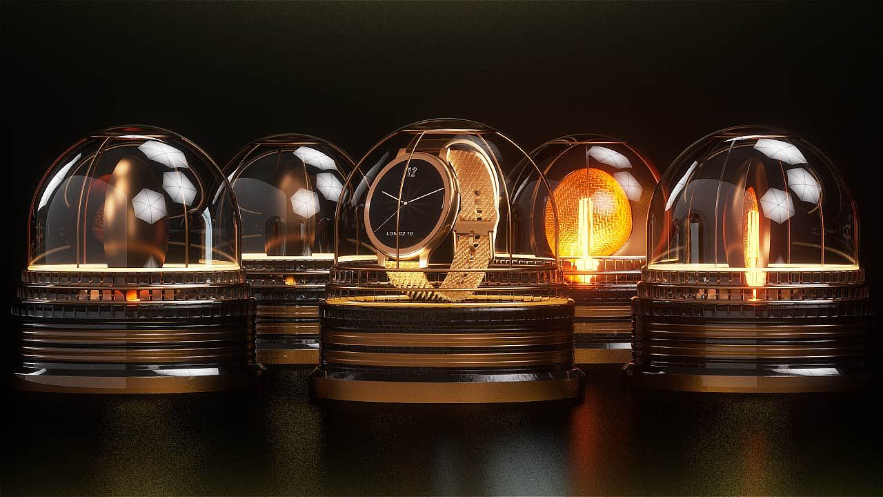 【黑金风&国潮风手表】三维动画渲染（图ZMzUyODUyNTky） - 产品 - 站酷设计师Lilitz原创素材 - 站酷ZCOOL