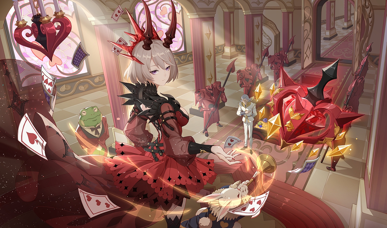 《非人学园》梦游仙境！羊丽二周年纪念时装（图ZMzM1NjgyMDIw） - 商业插画 - 站酷设计师袁动动漫原创素材 - 站酷ZCOOL