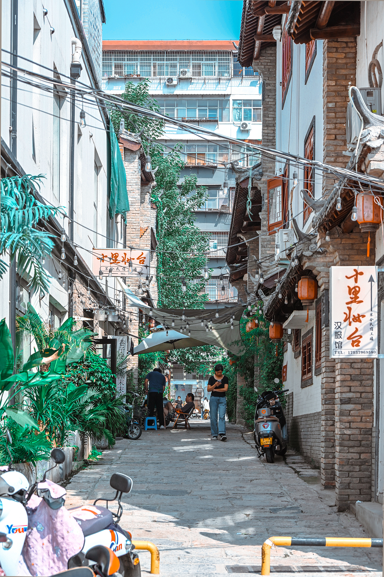 洛阳老城区十字街扫街 街拍