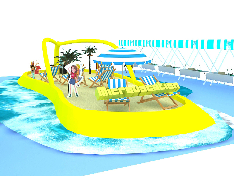 创意沙滩节集市