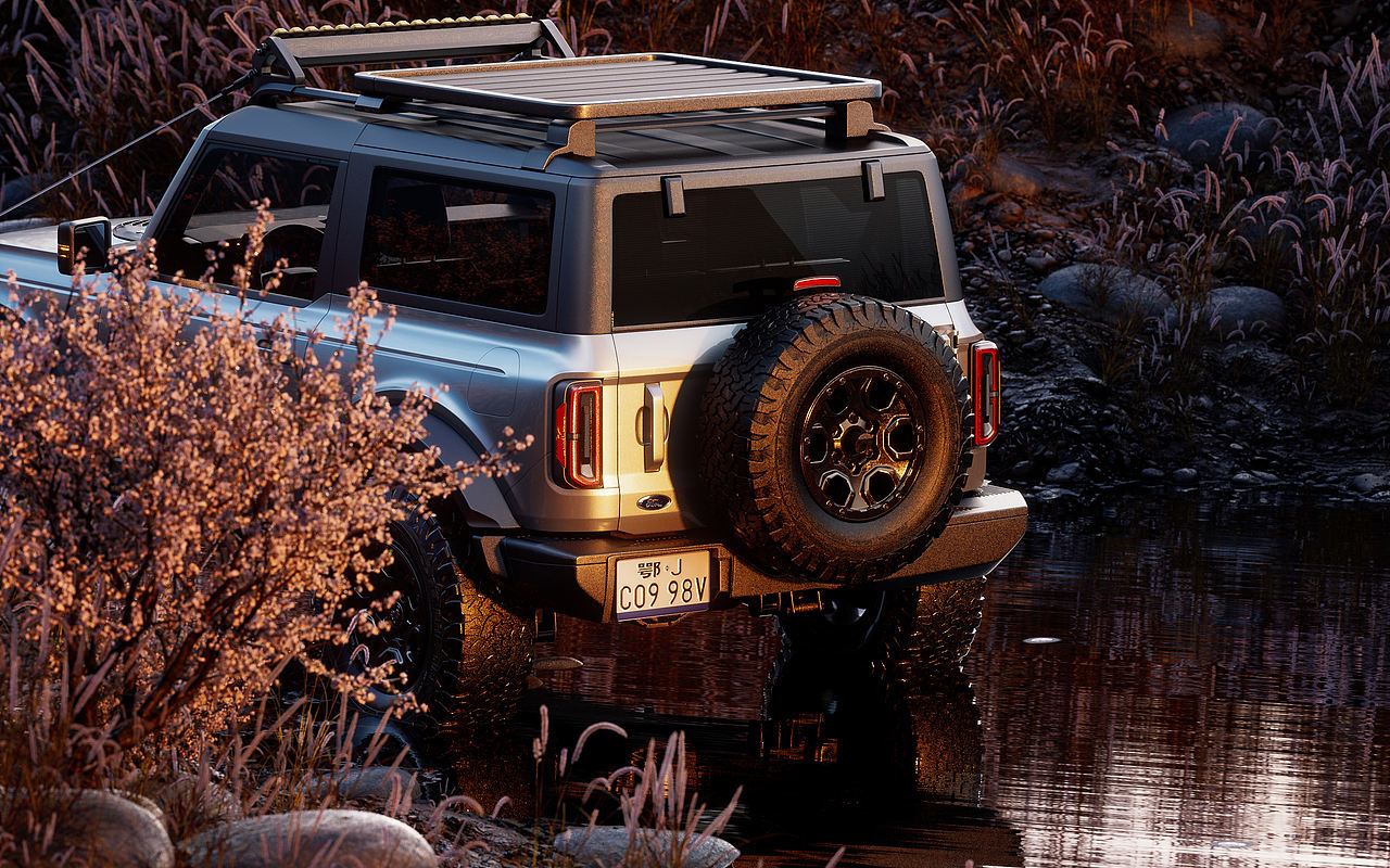 Ford Bronco CGI 福特烈马 硬派SUV 户外场景渲染(图ZMzQxNzgzODAw) - 机械/交通 - 站酷设计师程弎益原创素材 - 站酷ZCOOL