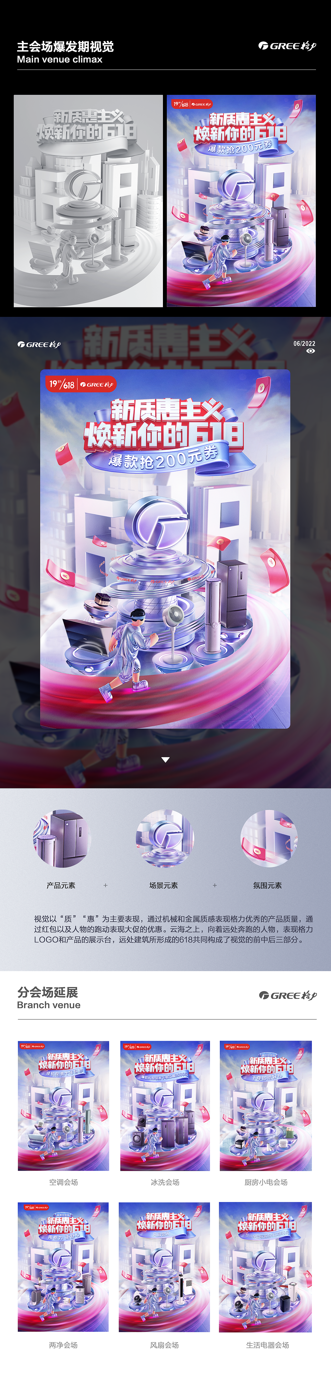 格力618视觉项目全案分享