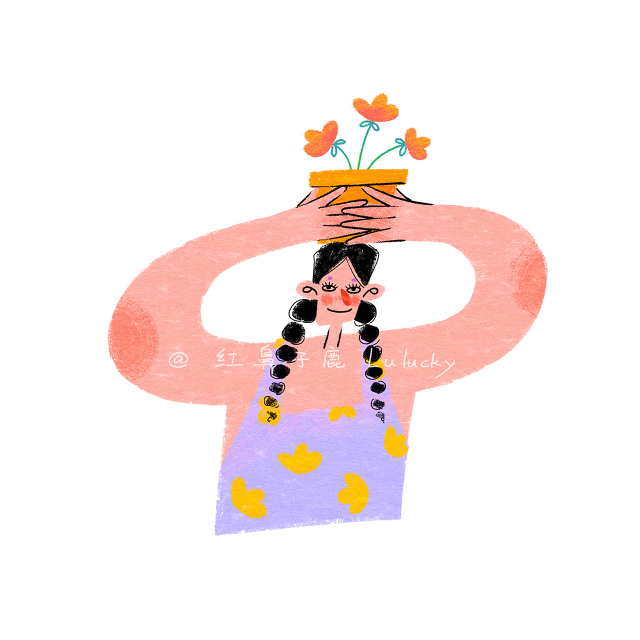 插畫丨一些可愛的人們（圖ZMjk5Mjg0MzE2） - 創(chuàng)作習(xí)作 - 站酷設(shè)計師曬太陽的鹿咂原創(chuàng)素材 - 站酷ZCOOL