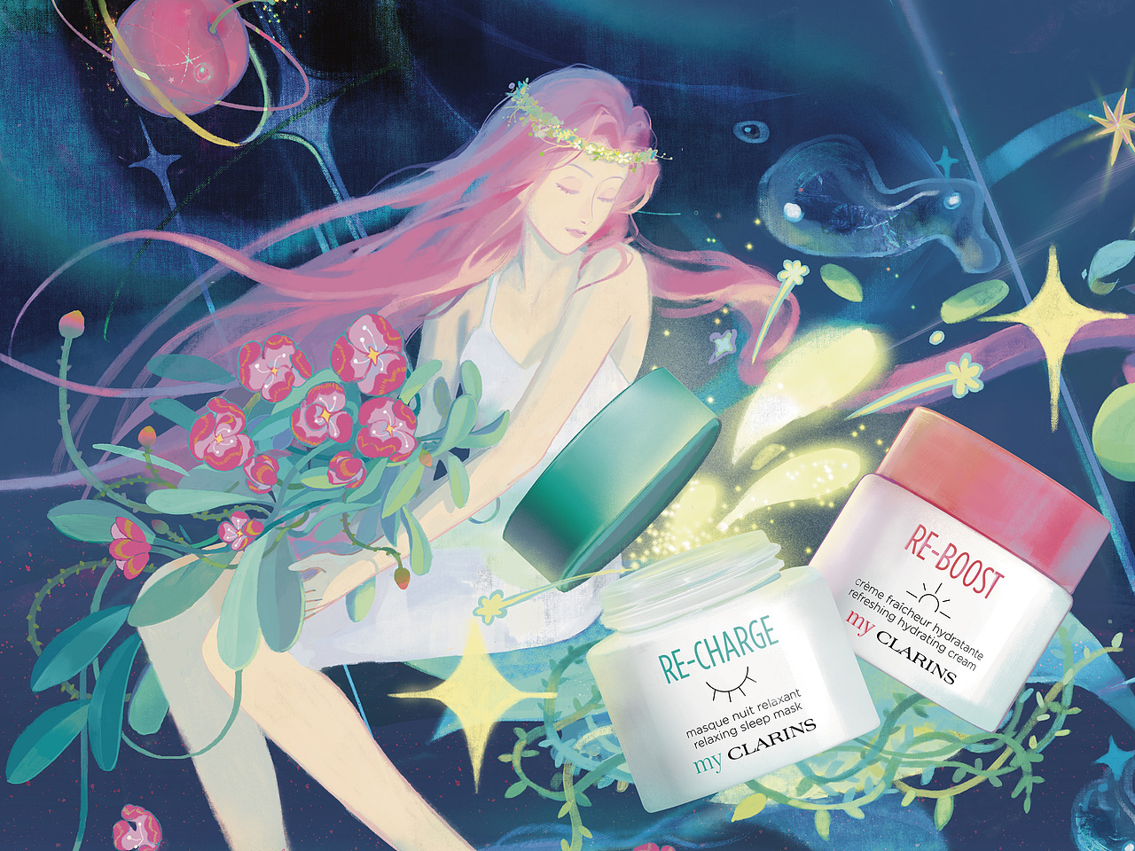 my CLARINS 好食肌长绽放|植愈梦旅