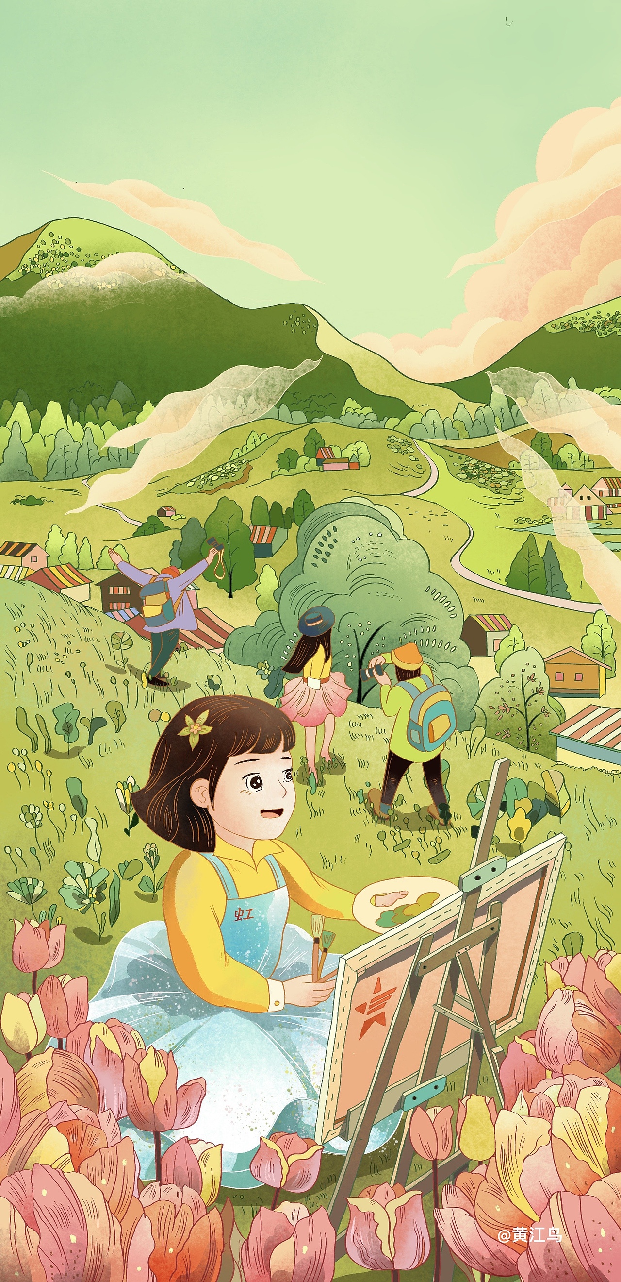 二十四节气及节日插画(一)