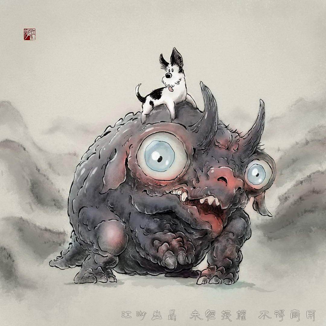 《丁丁山海游记》5（图ZMzA4MTAzOTE2） - 绘本 - 站酷设计师画师江湖原创素材 - 站酷ZCOOL