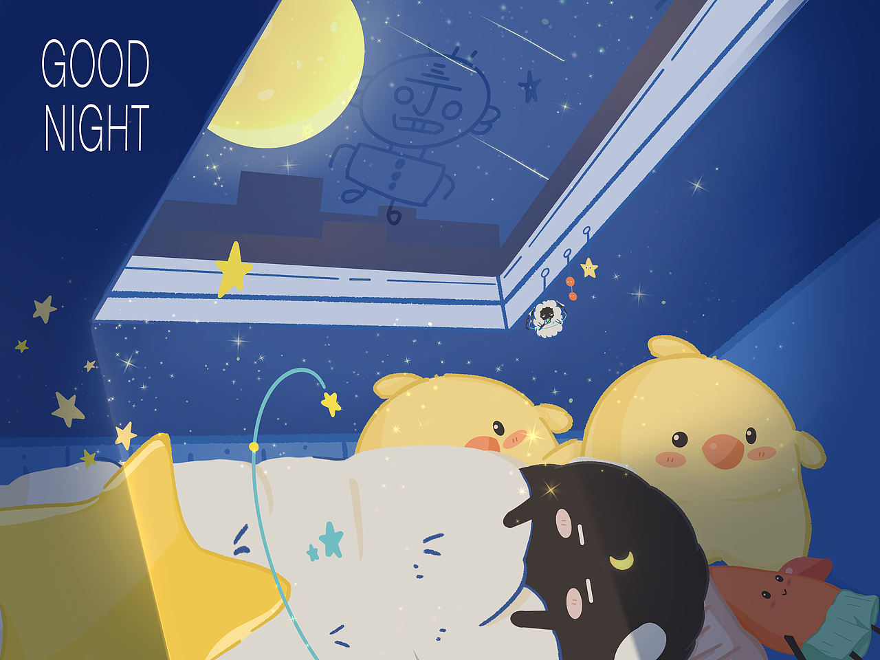 原创IP插画-插画打卡60天第二十九天（图ZMzE1NzE5NDc2） - 创作习作 - 站酷设计师浅亦亦亦亦亦原创素材 - 站酷ZCOOL