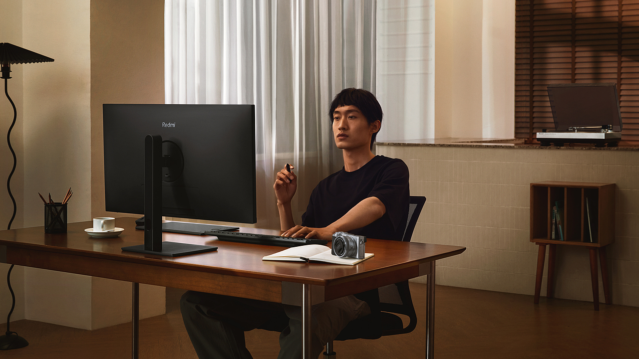 #Redmi# 显示器（图ZMzA0MDIyNjYw） - 产品摄影 - 站酷设计师宇宙总队长原创素材 - 站酷ZCOOL