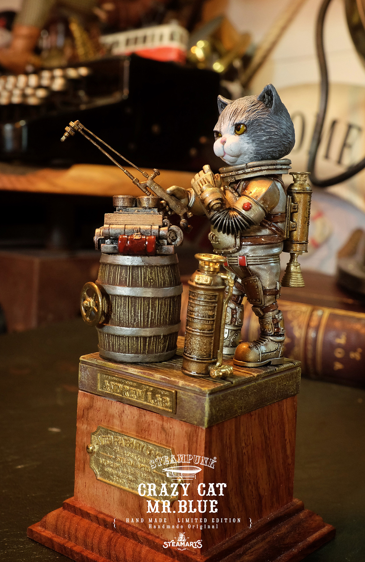 杀毒猫和机械师392项哲青steamarts蒸汽工厂steamarts手作新品游侠