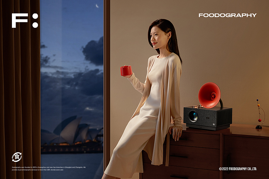 投影仪摄影 | 知麻留声机投影仪 ✖ foodography