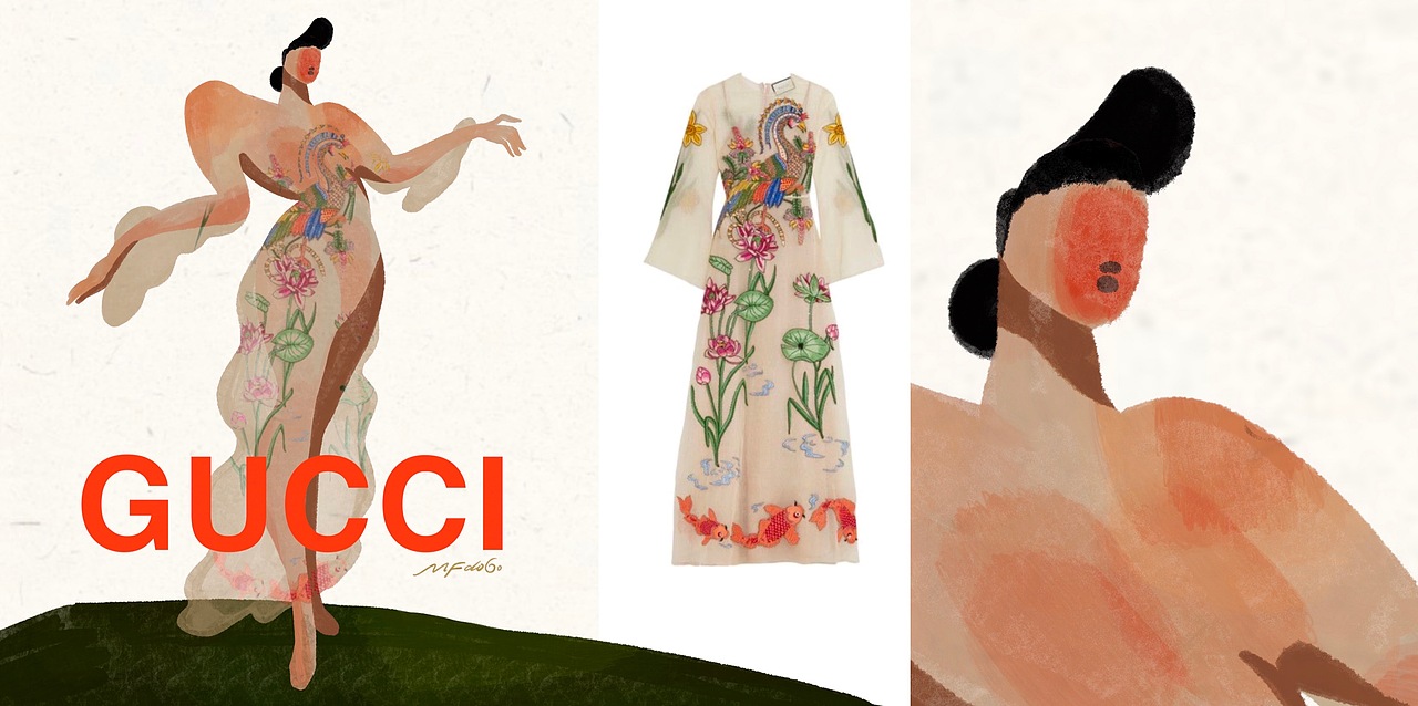 时尚插画GUCCI