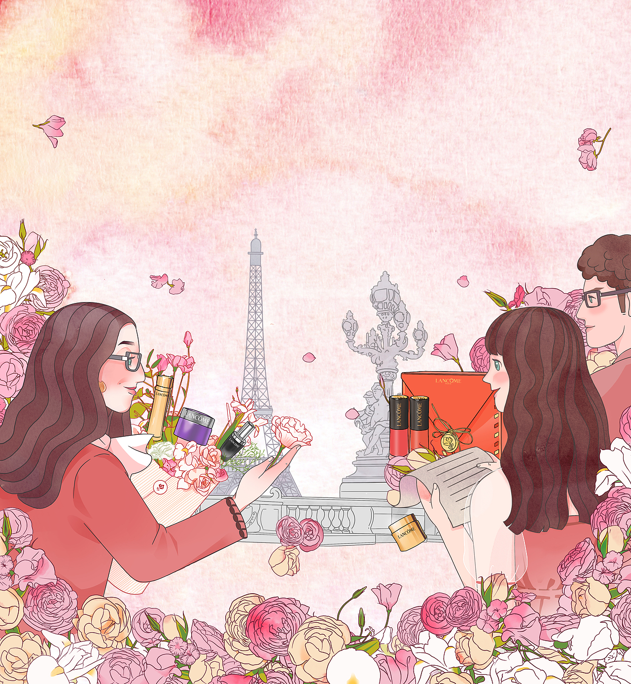 兰蔻｜母亲节-情人节小程序主页（图ZMzAzMTk2NjM2） - 商业插画 - 站酷设计师一夫eve原创素材 - 站酷ZCOOL