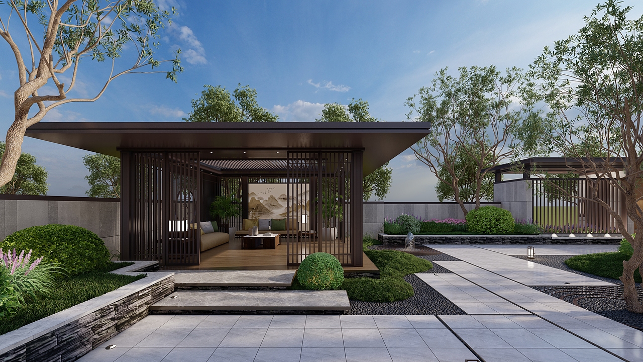 别墅庭院景观设计