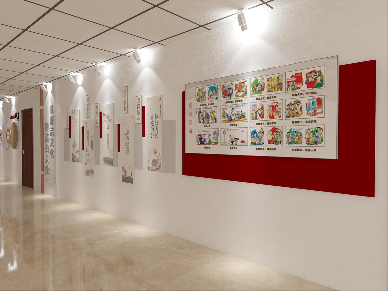 廉政展厅（图ZMzEwMDg4NTA0） - 其他三维 - 站酷设计师设计师野猫X见野原创素材 - 站酷ZCOOL