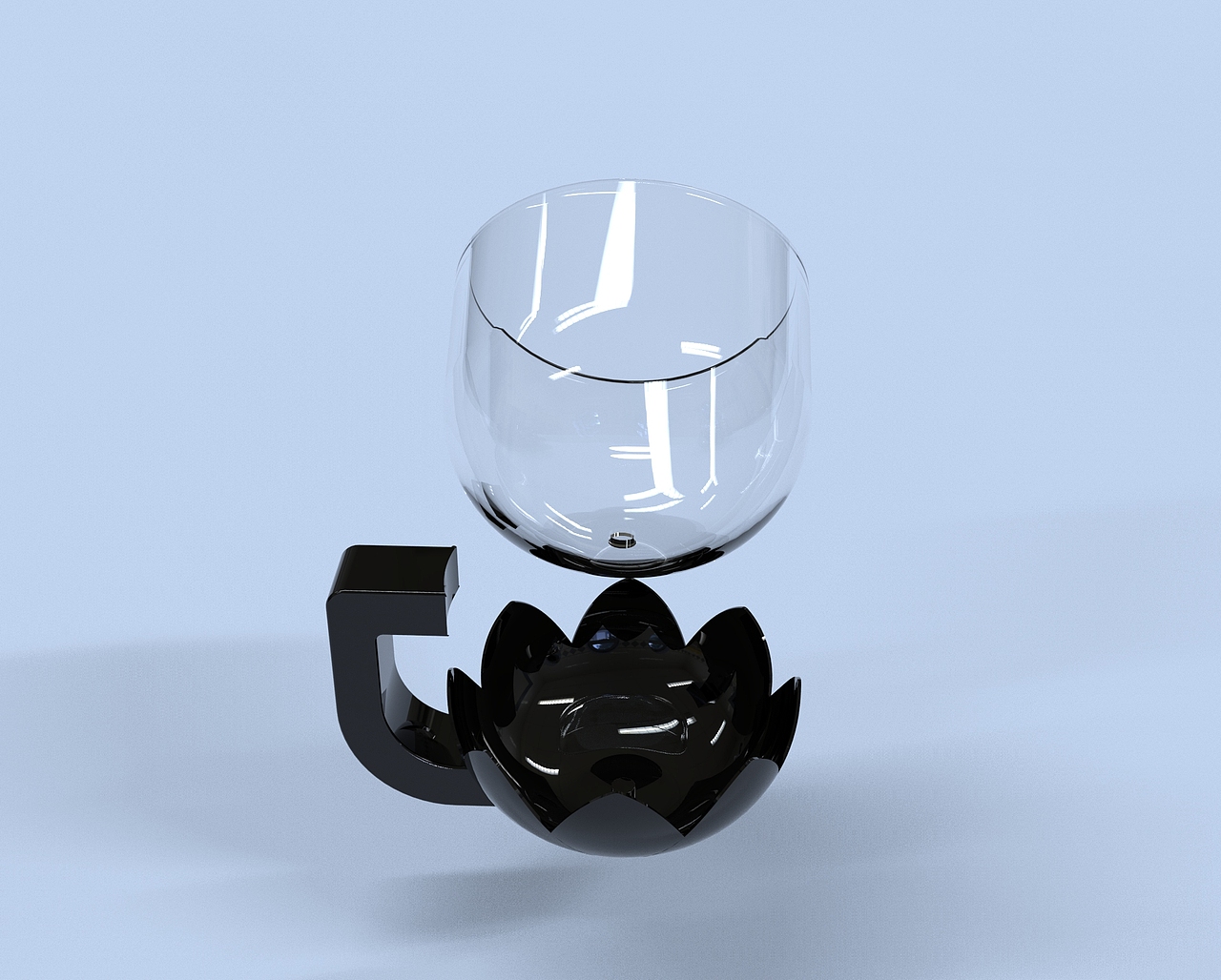 莲影--茶具设计