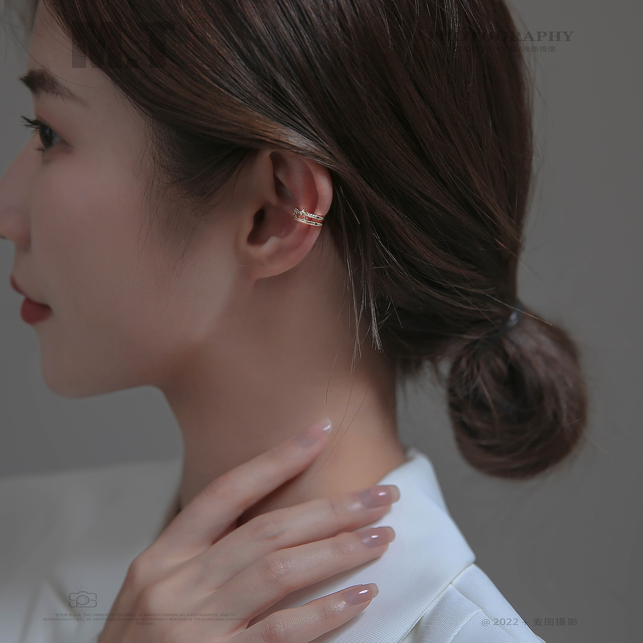 产品摄影 | 小众饰品 耳饰模特拍摄作品展示