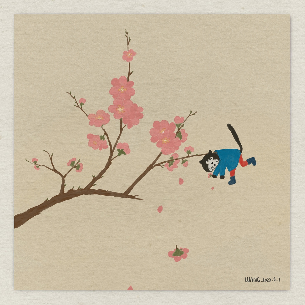 猫的童话世界-上（图ZMzAwMTYyOTIw） - 儿童插画 - 站酷设计师汪棍棍原创素材 - 站酷ZCOOL