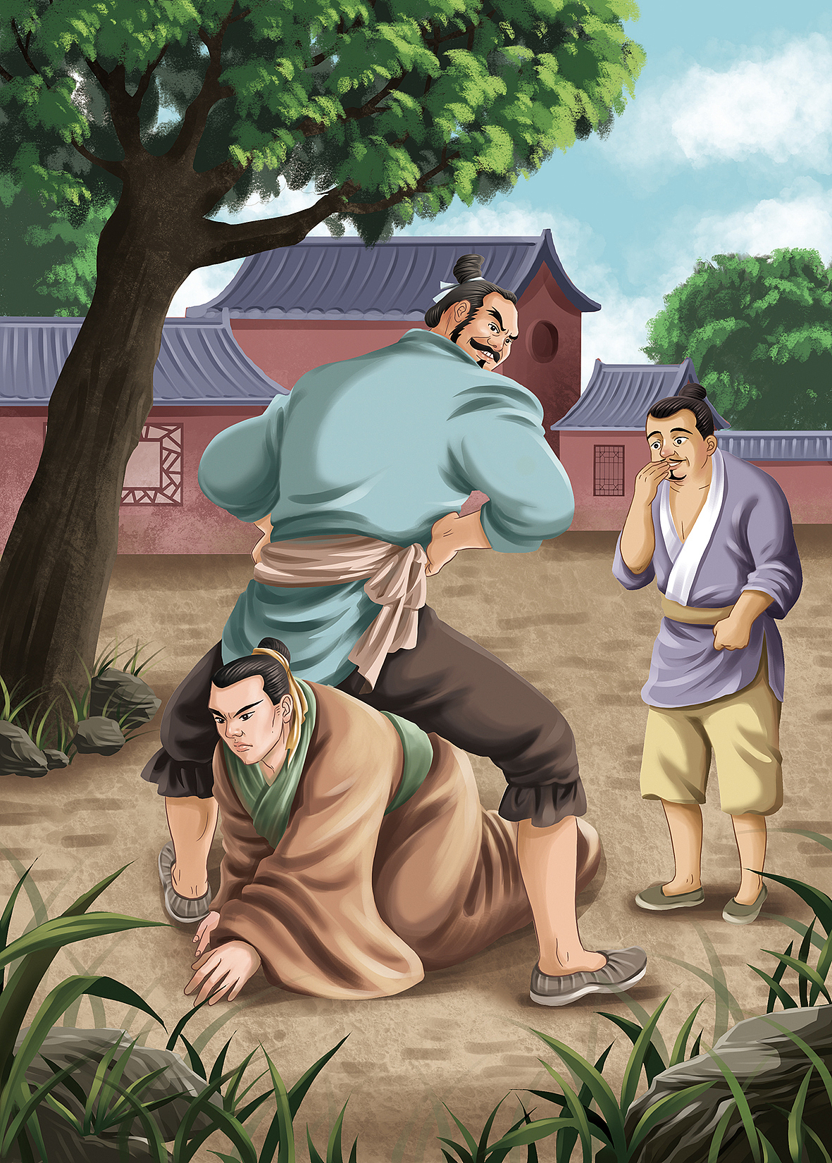 原创插画《史记故事》