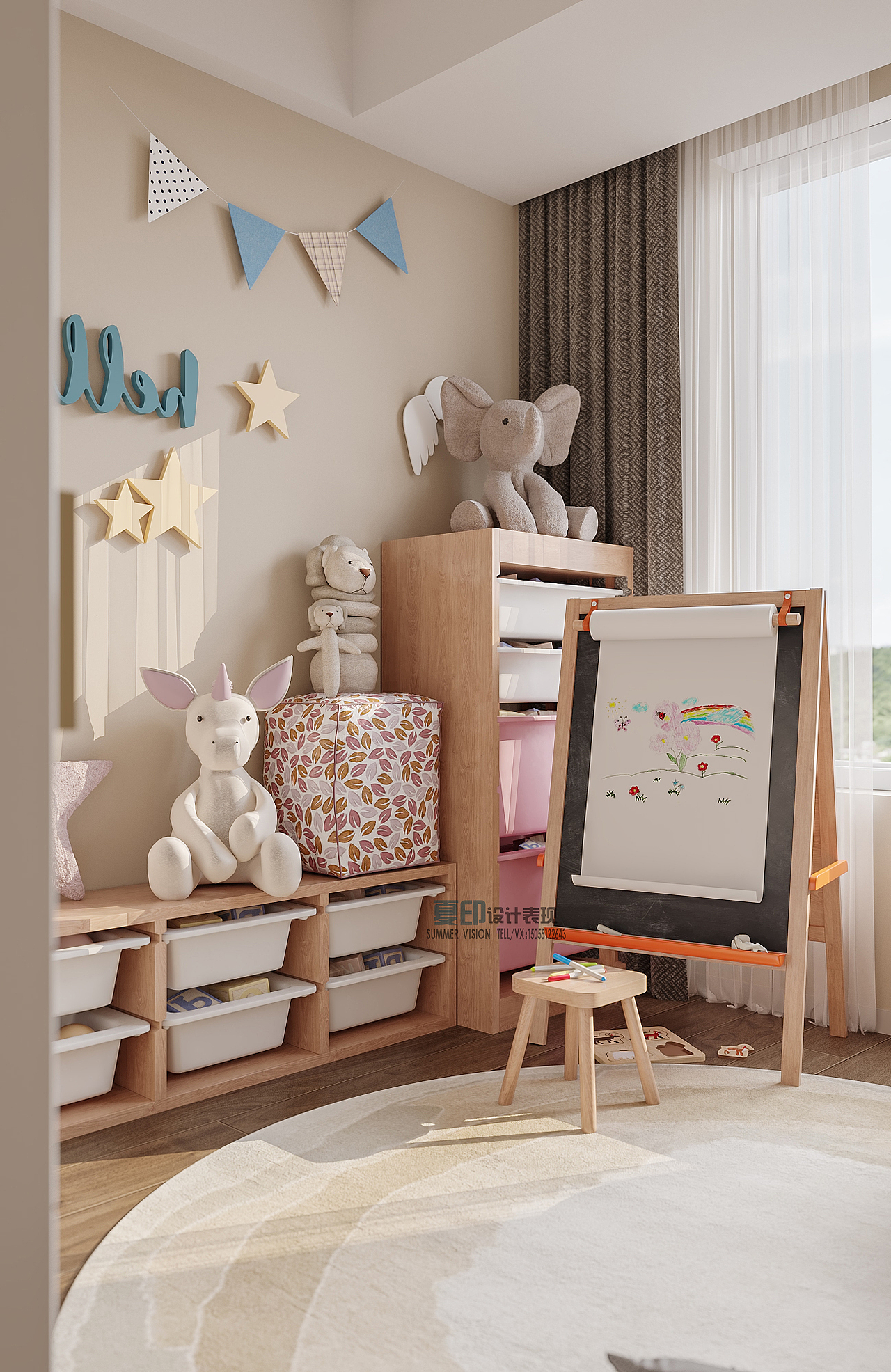 夏印设计表现//特写镜头