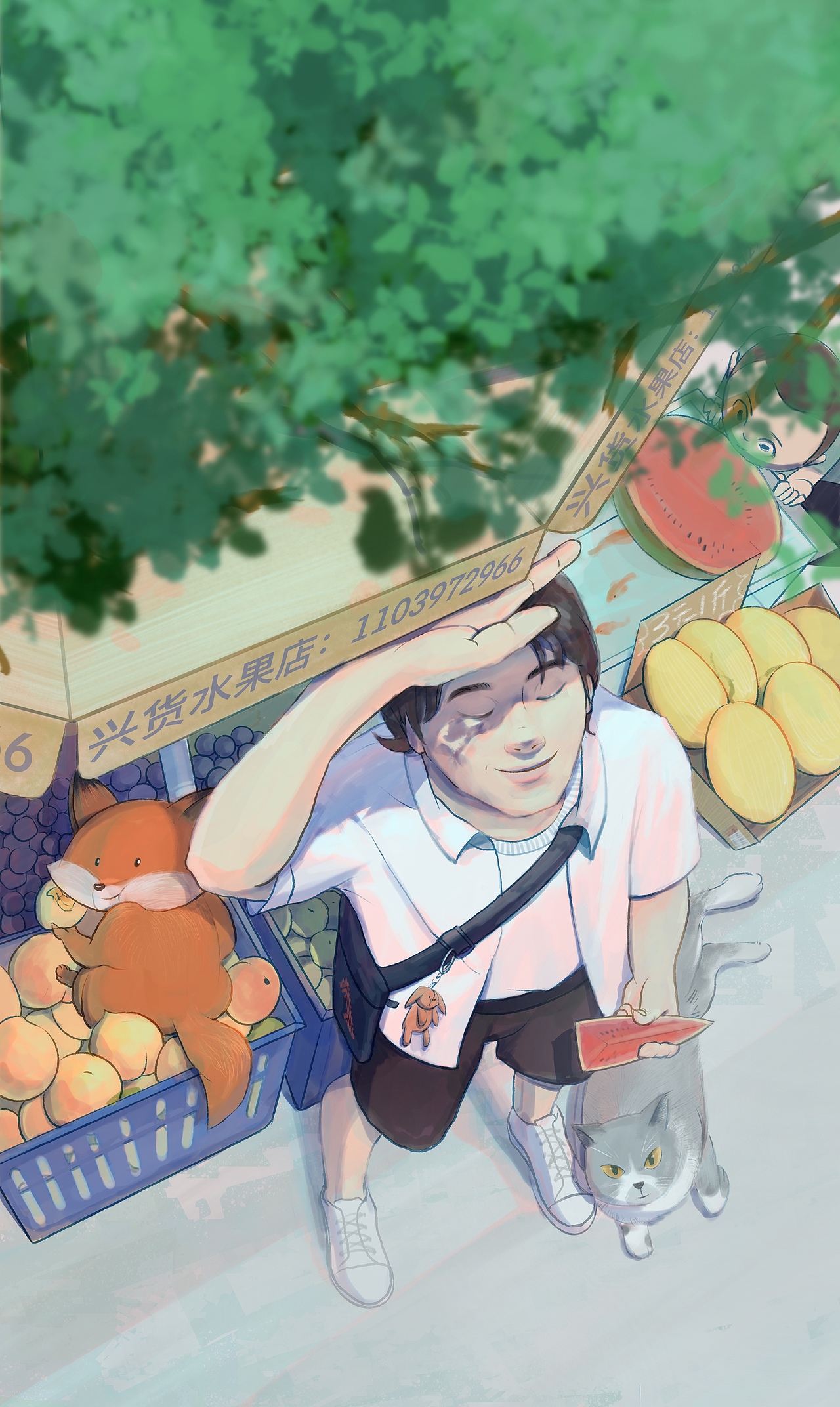 阳光落下有声音|绘画过程（图ZMzExMzIyMTQ4） - 创作习作 - 站酷设计师焦尾枯桐原创素材 - 站酷ZCOOL